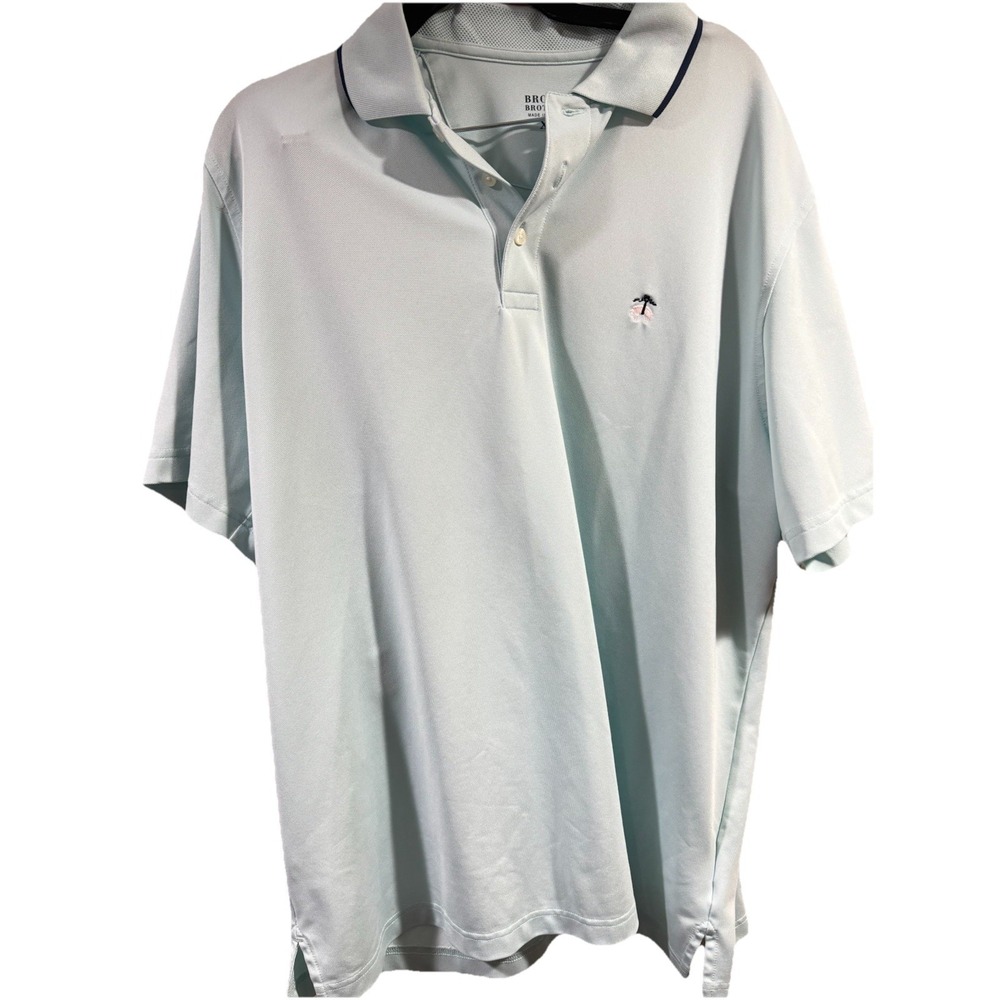 Brooks Brothers light blue men's polo shirt in size XL 214